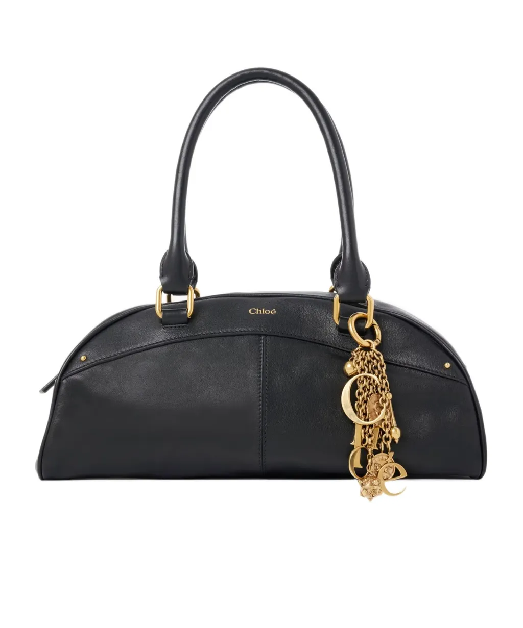 Chlo Bowling Zipped Top Handle Bag