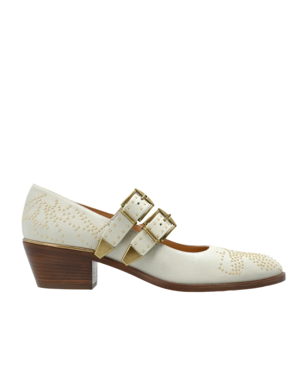 Chlo Susan Buckled Pumps