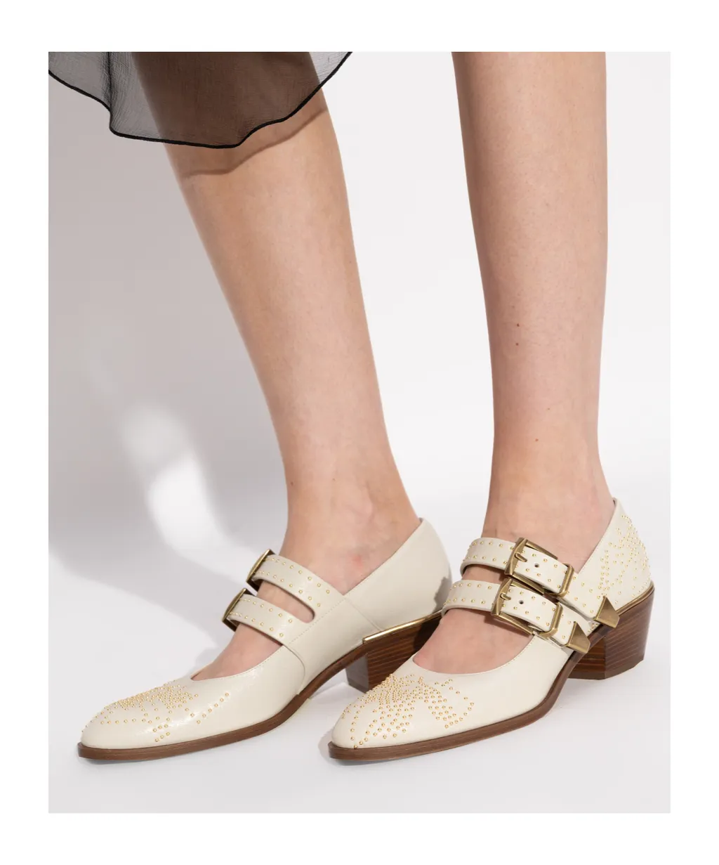 Chlo Susan Buckled Pumps