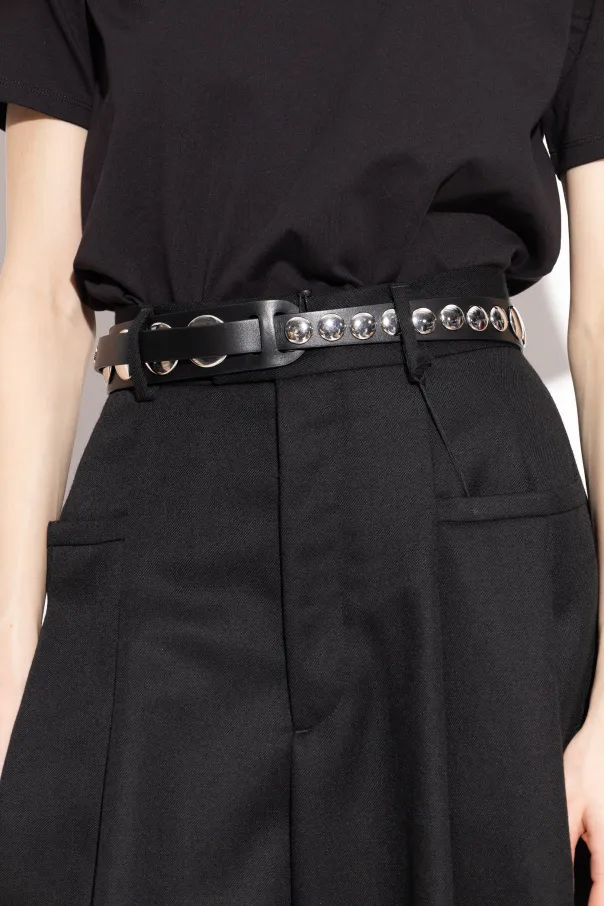 Studded Leather Belt