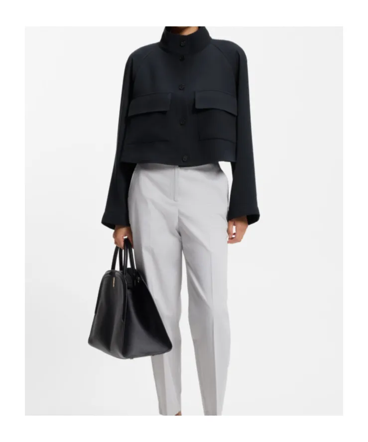 Flap-Pockets Jacket