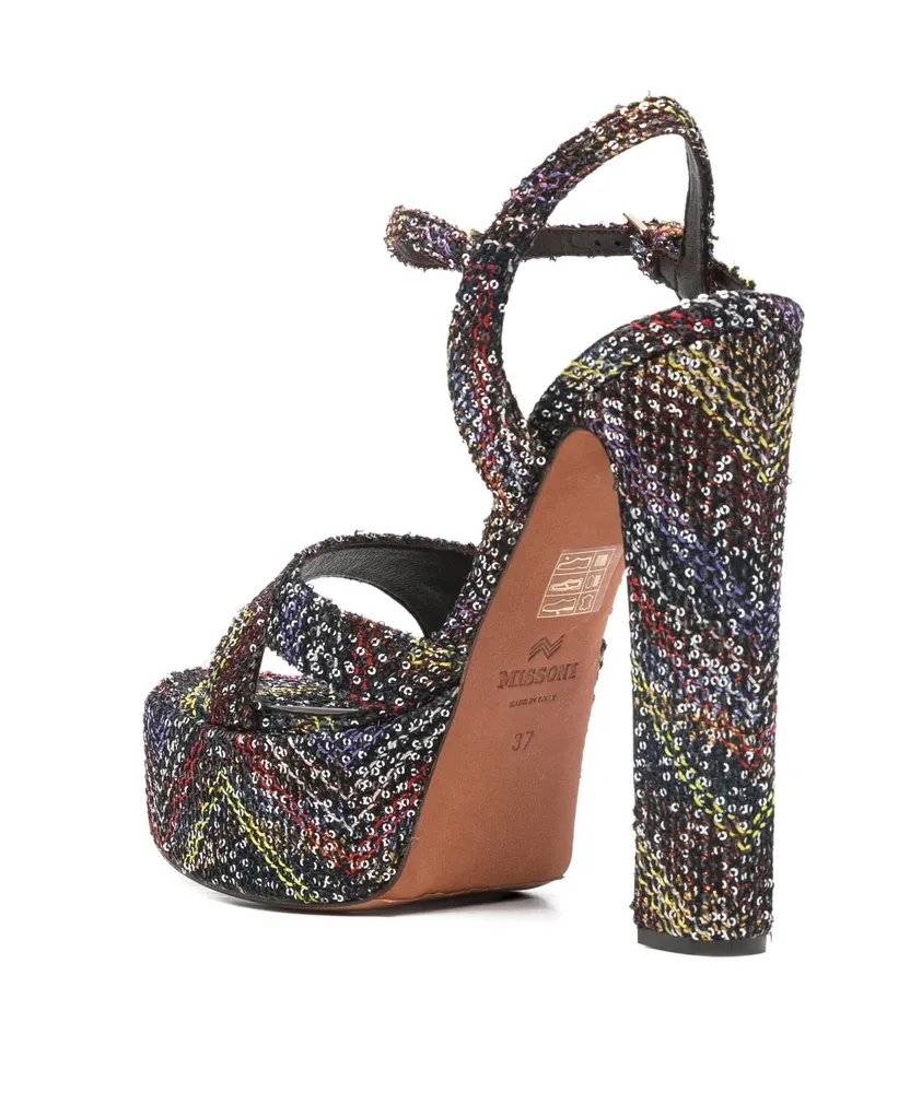 Angela Platform Heel Sandals