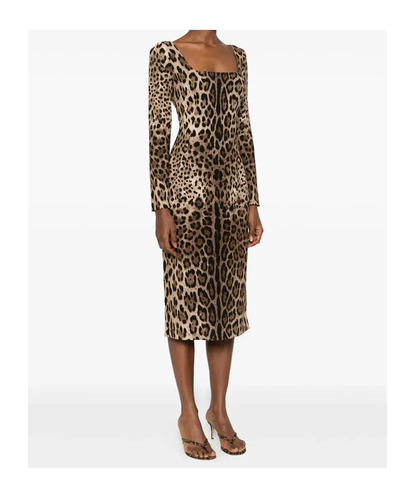 Animal-Print Dress