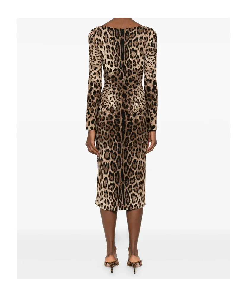 Animal-Print Dress