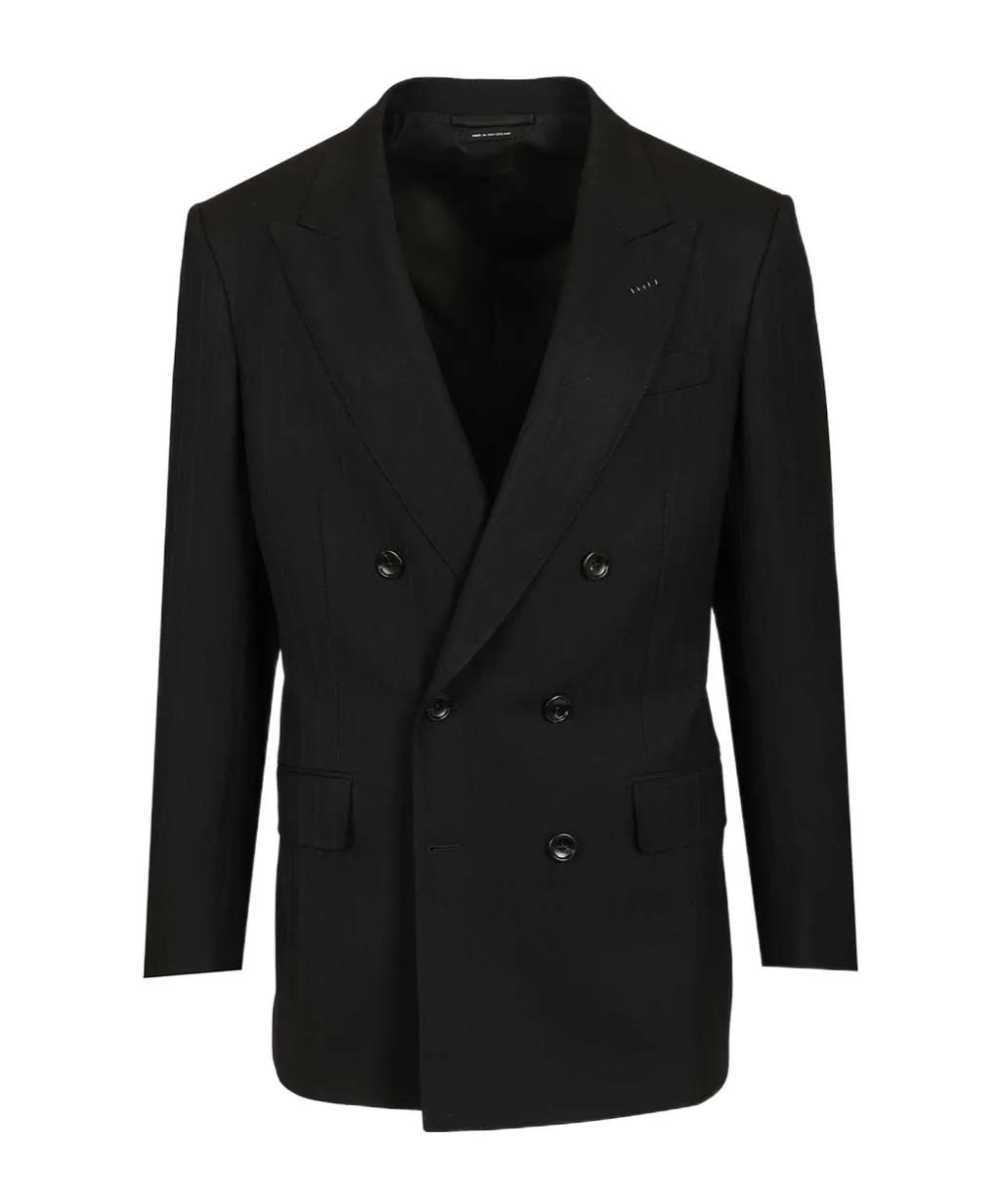 Tom Ford V-Neck Double-Breasted Jacket