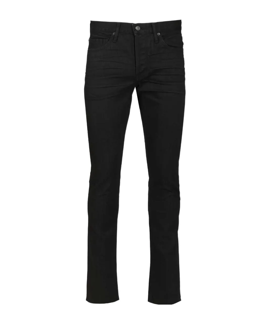 Tom Ford Stretch Ruched Denim Slim Fit Jeans