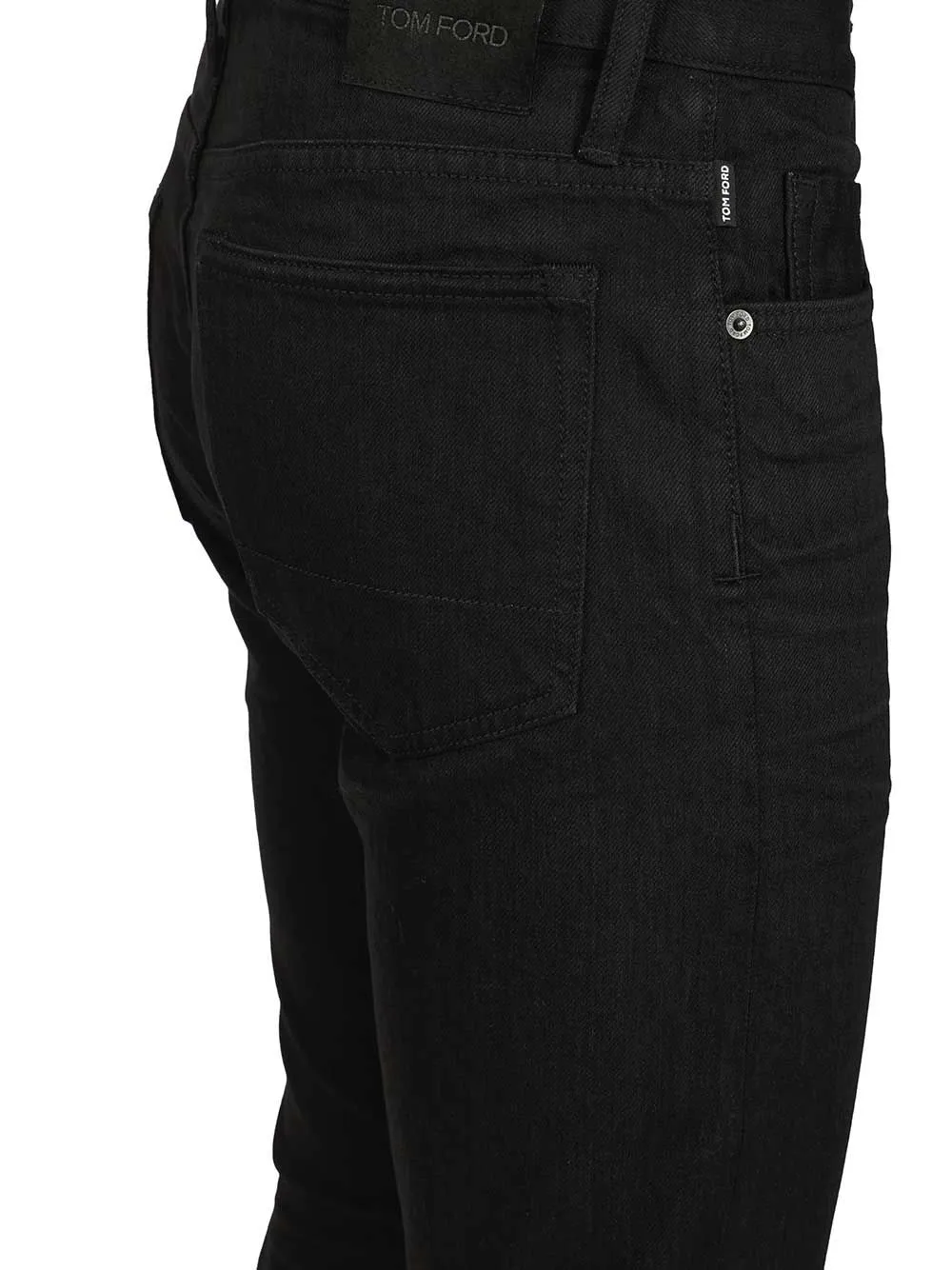 Tom Ford Stretch Ruched Denim Slim Fit Jeans