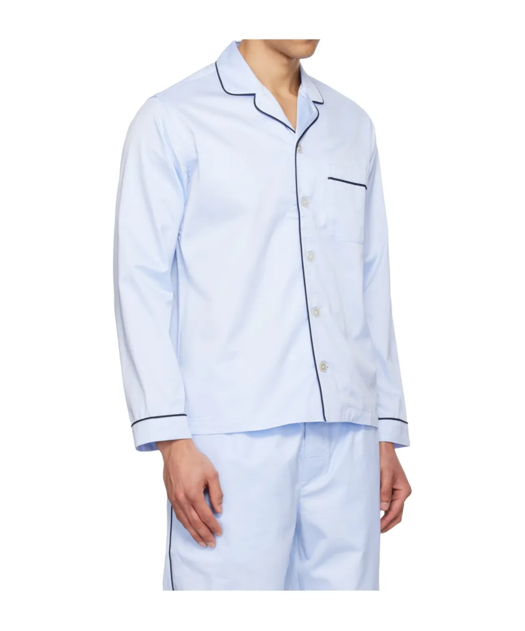 Button-Up Long-Sleeved Pajamas