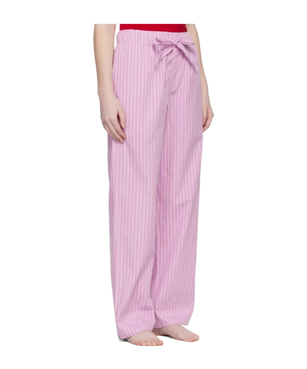 Drawstring Striped Pajama Pants