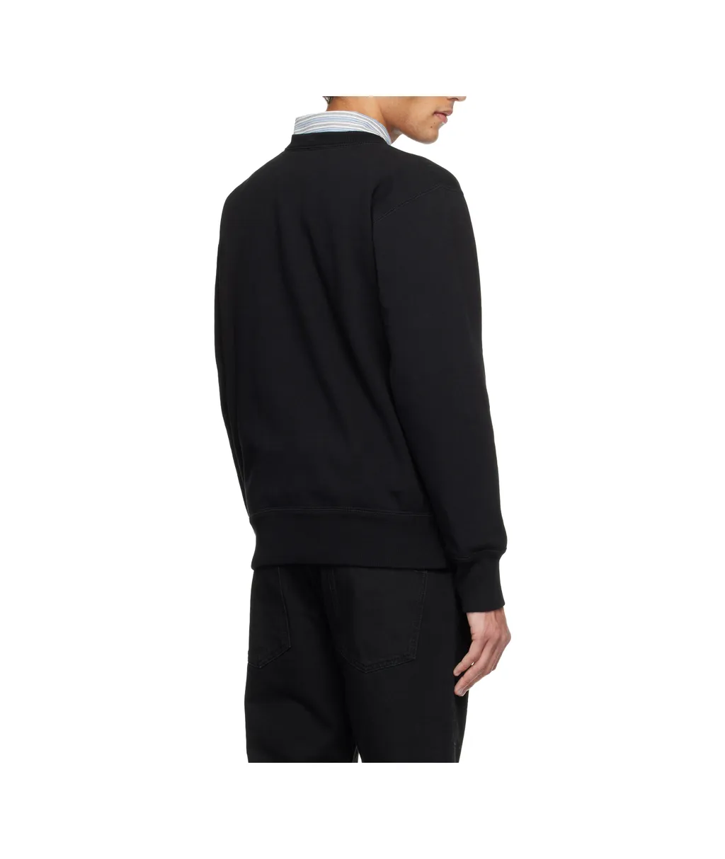 Mike Logo-Embroidered Crew-Neck Sweatshirt