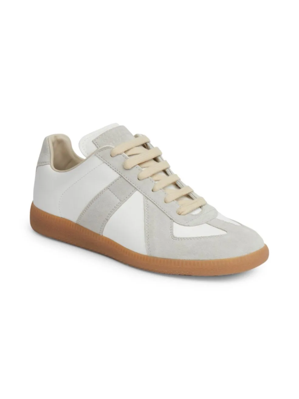 Lace-Up Splicing Sneakers