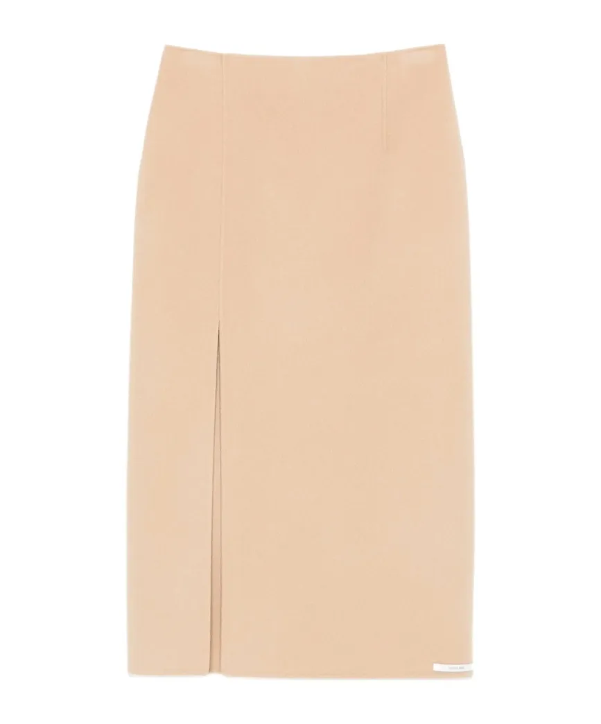 Slit Midi Skirt
