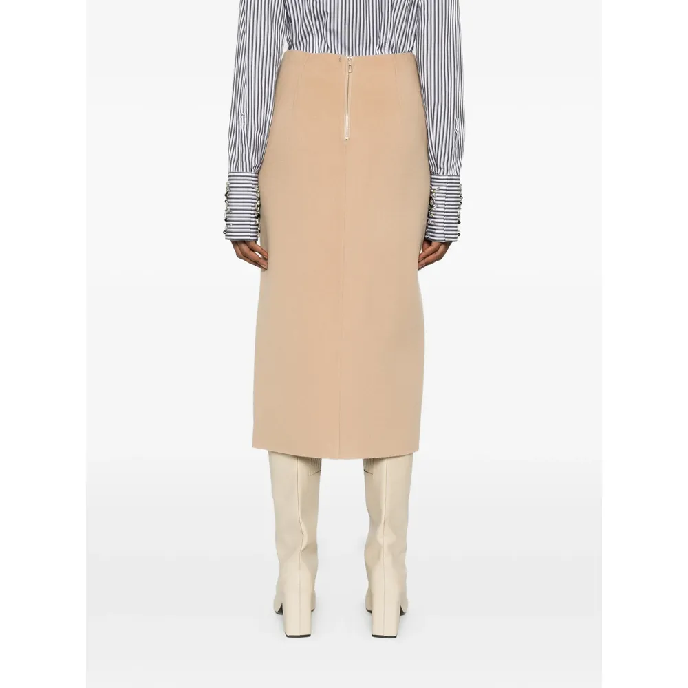 Slit Midi Skirt