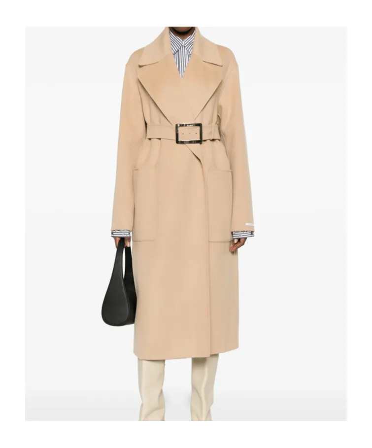 Collared Long-Sleeved Coat