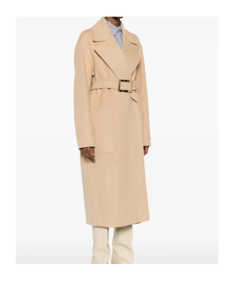 Collared Long-Sleeved Coat