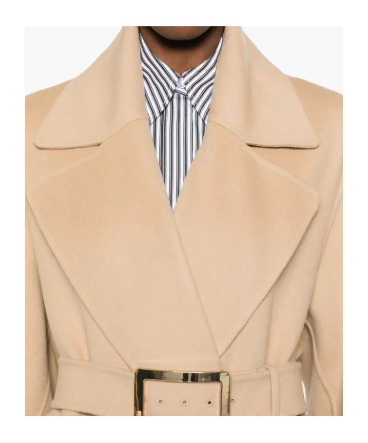 Collared Long-Sleeved Coat