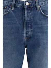 Agolde High-Rise Straight-Leg Jeans