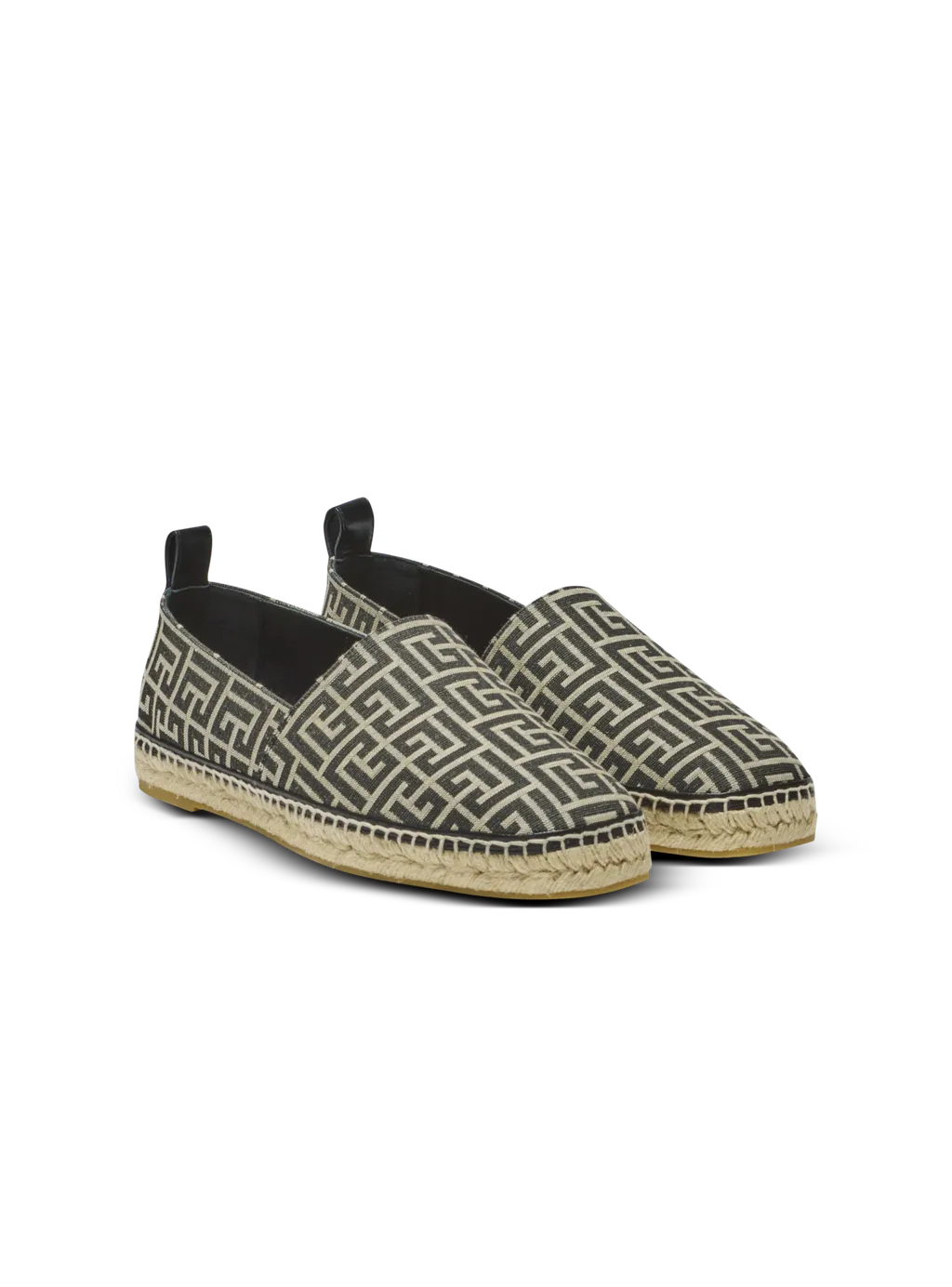Balmain Monogram Jacquard Espadrilles