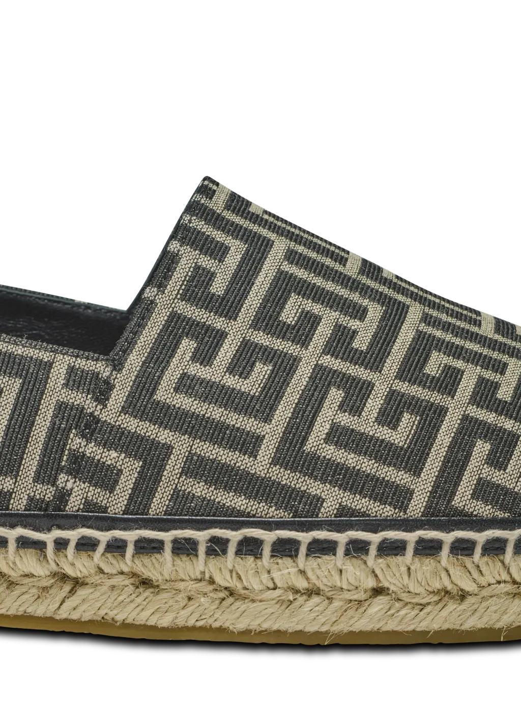 Balmain Monogram Jacquard Espadrilles