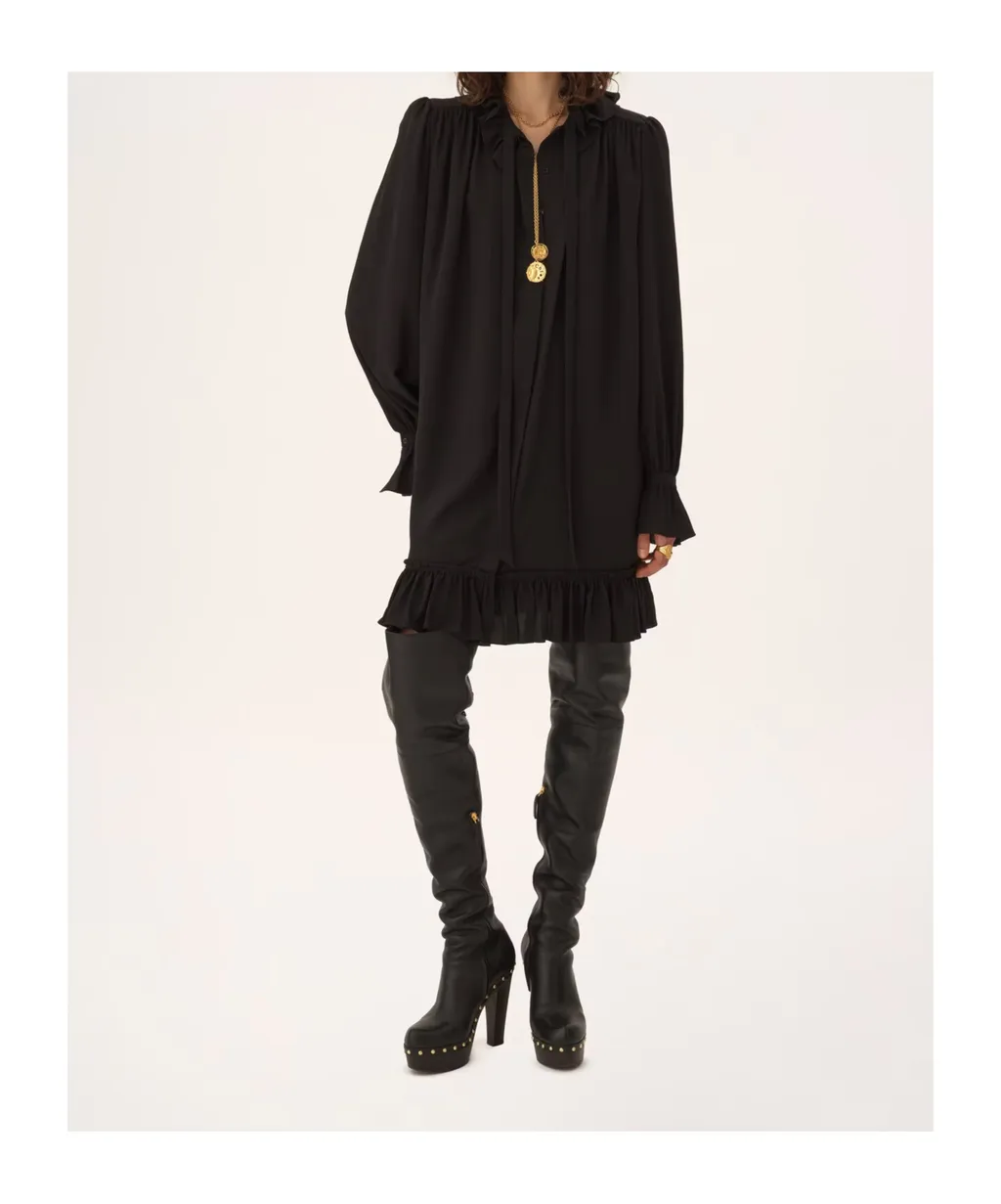 Chloé Long-Sleeve Mini Dress