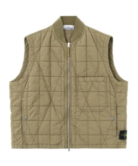 Stone Island Quilted Zipped Vest