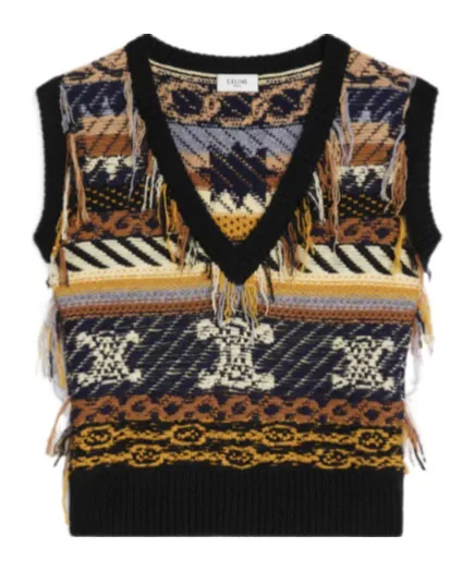 Top In Jacquard Cashmere