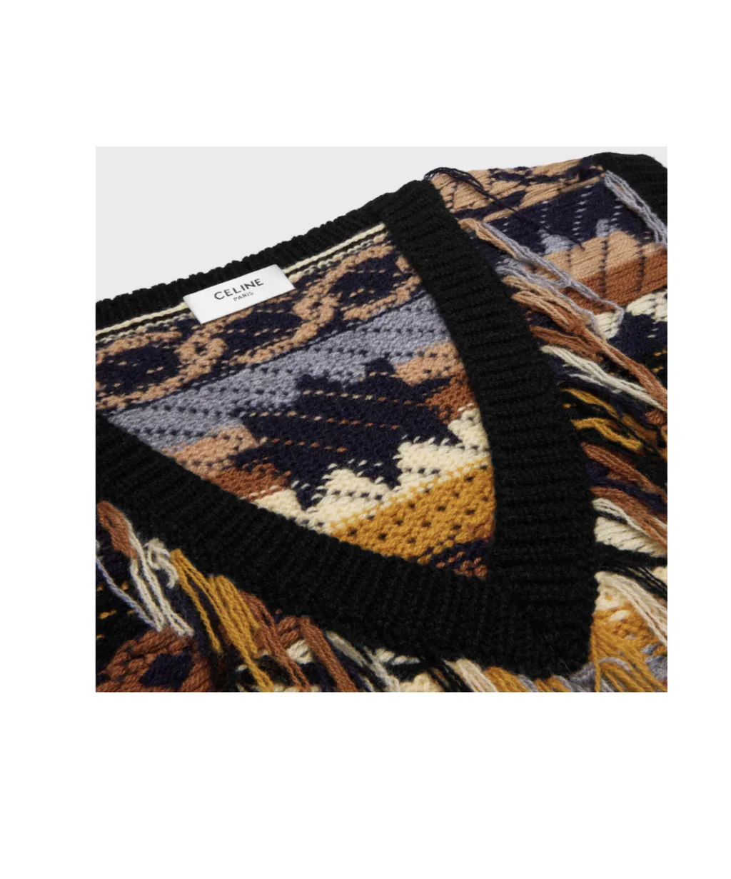 Top In Jacquard Cashmere