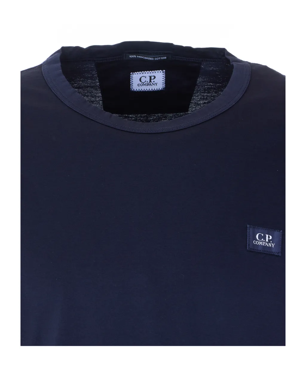 C.P. Company Logo Label Crewneck T-Shirt