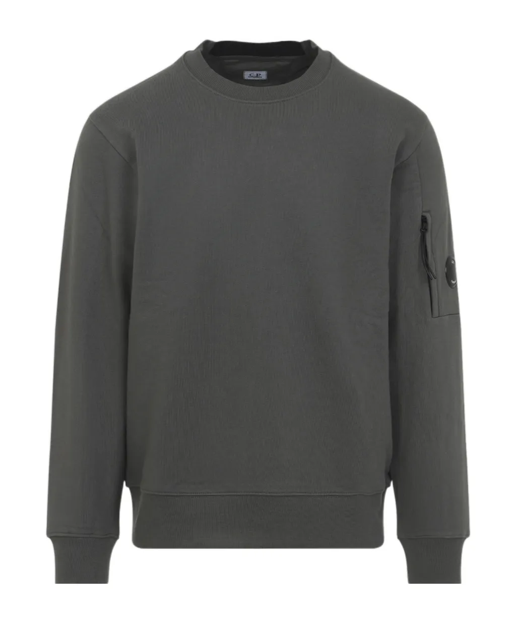 C.P. Company Lens Detailed Crewneck Sweatshirt