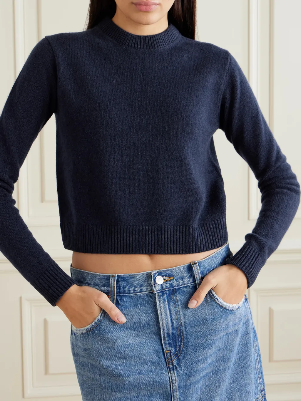 Crew Neck Cashmere Sweater
