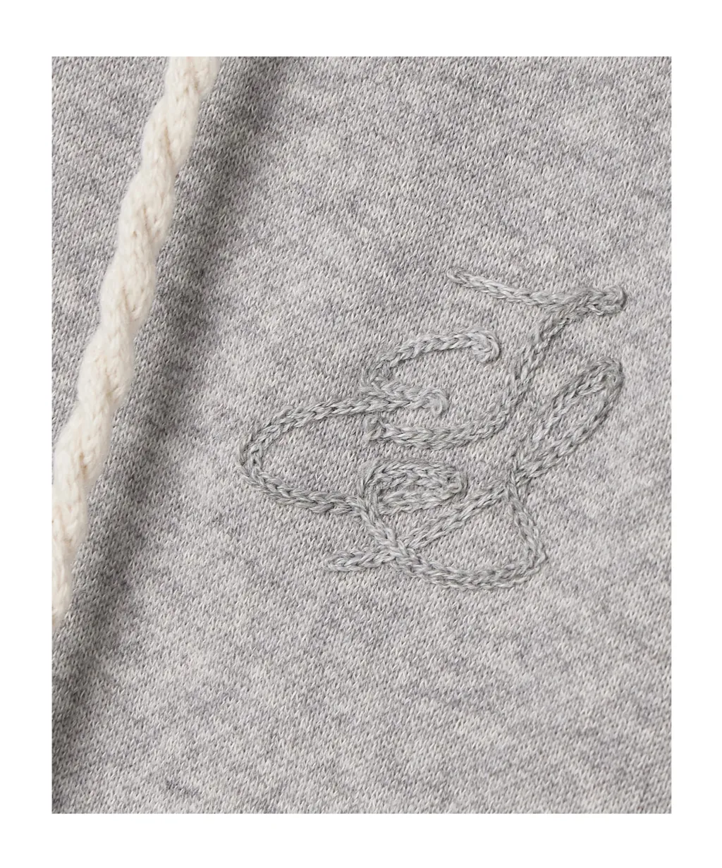 Daily Cashmere Blend Knit Hoodie