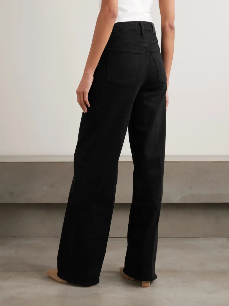 Lyra Long High-Rise Wide-Leg Jeans