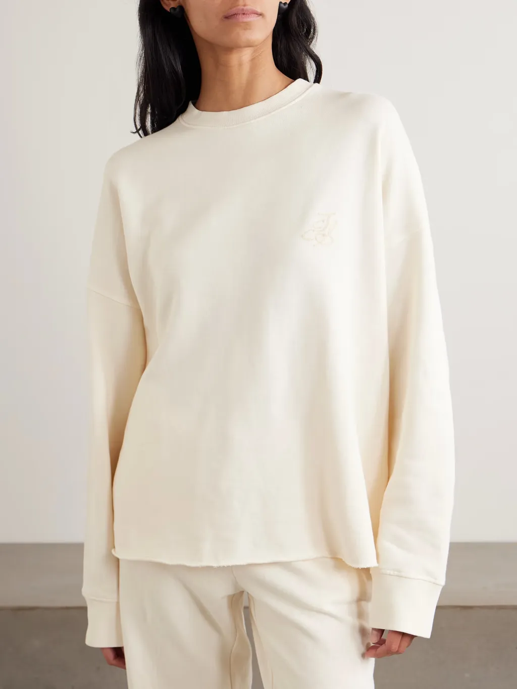 Daily Embroidered Blend Sweatshirt