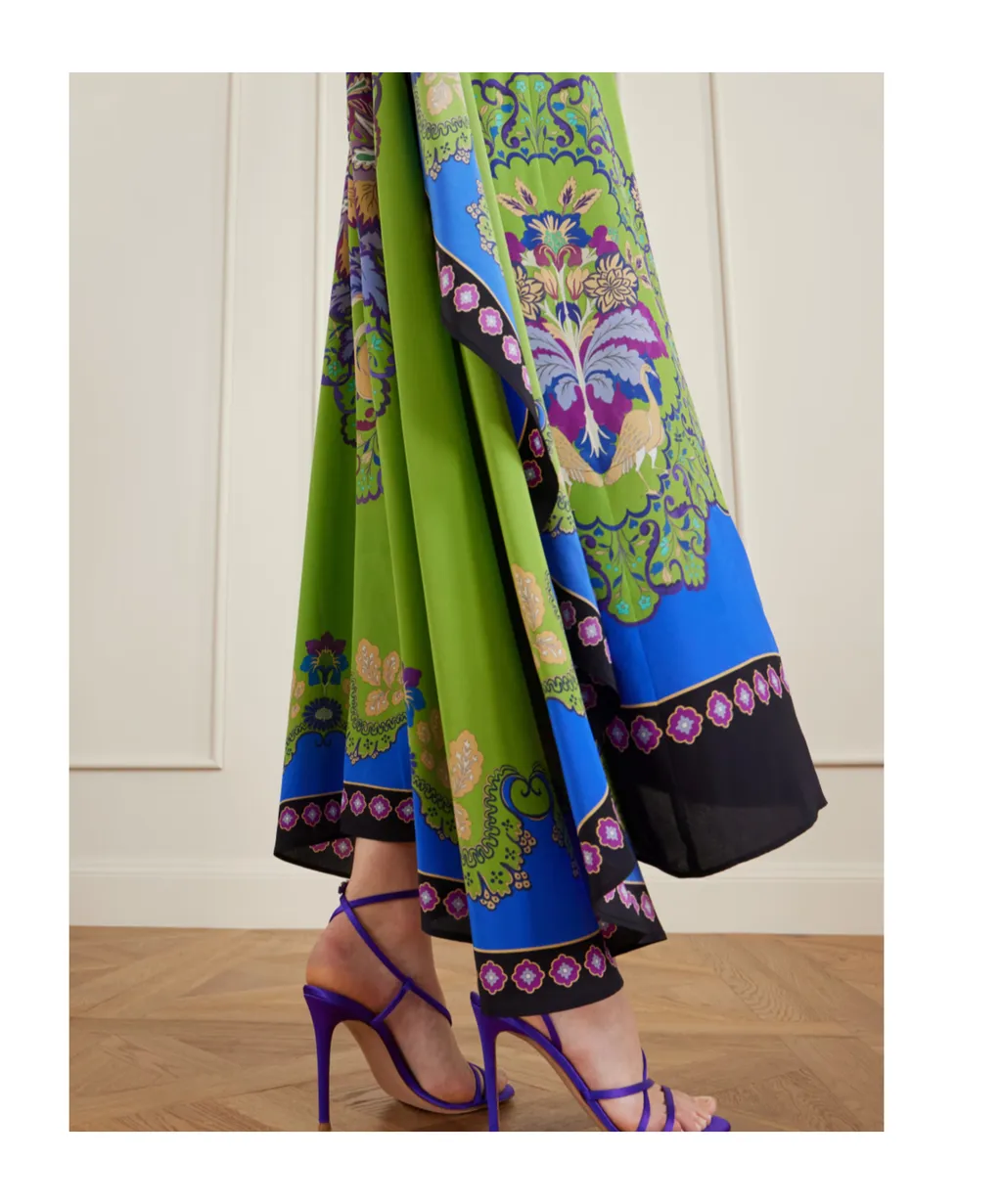 Cape-Effect Dress