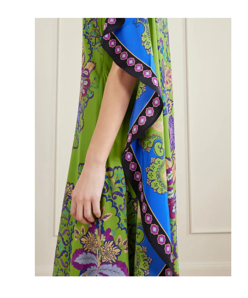 Cape-Effect Dress