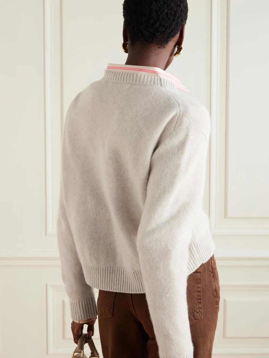 Cropped Cashmere Cardigan