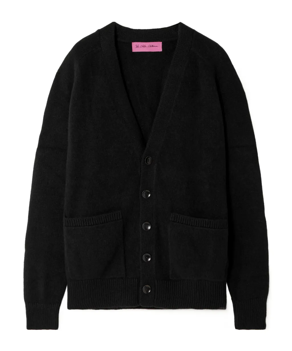 Long-Sleeved Cashmere Cardigan