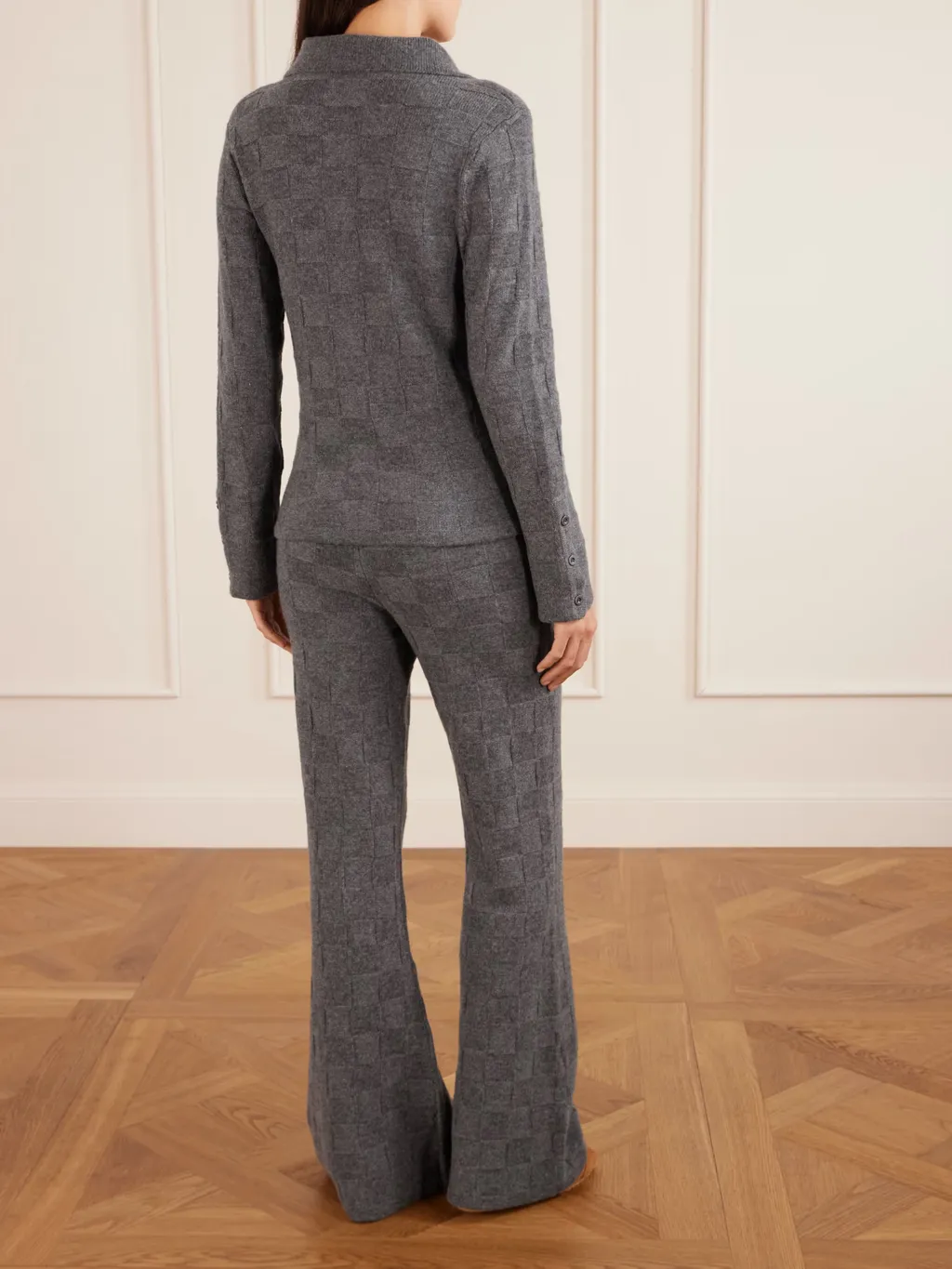 Long-Sleeved Cashmere Cardigan