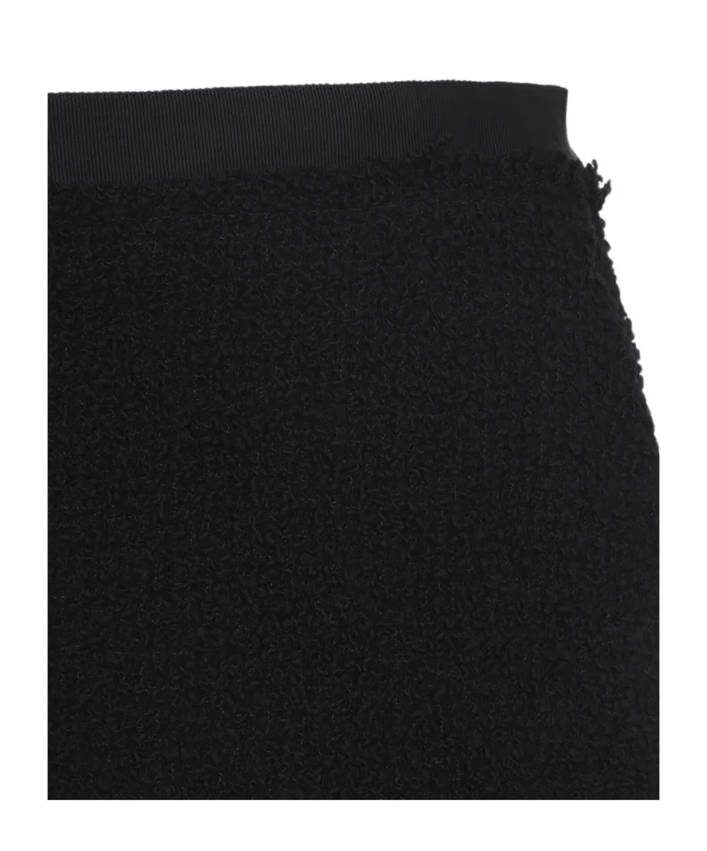 Lanvin High-Rise Textured Skirt