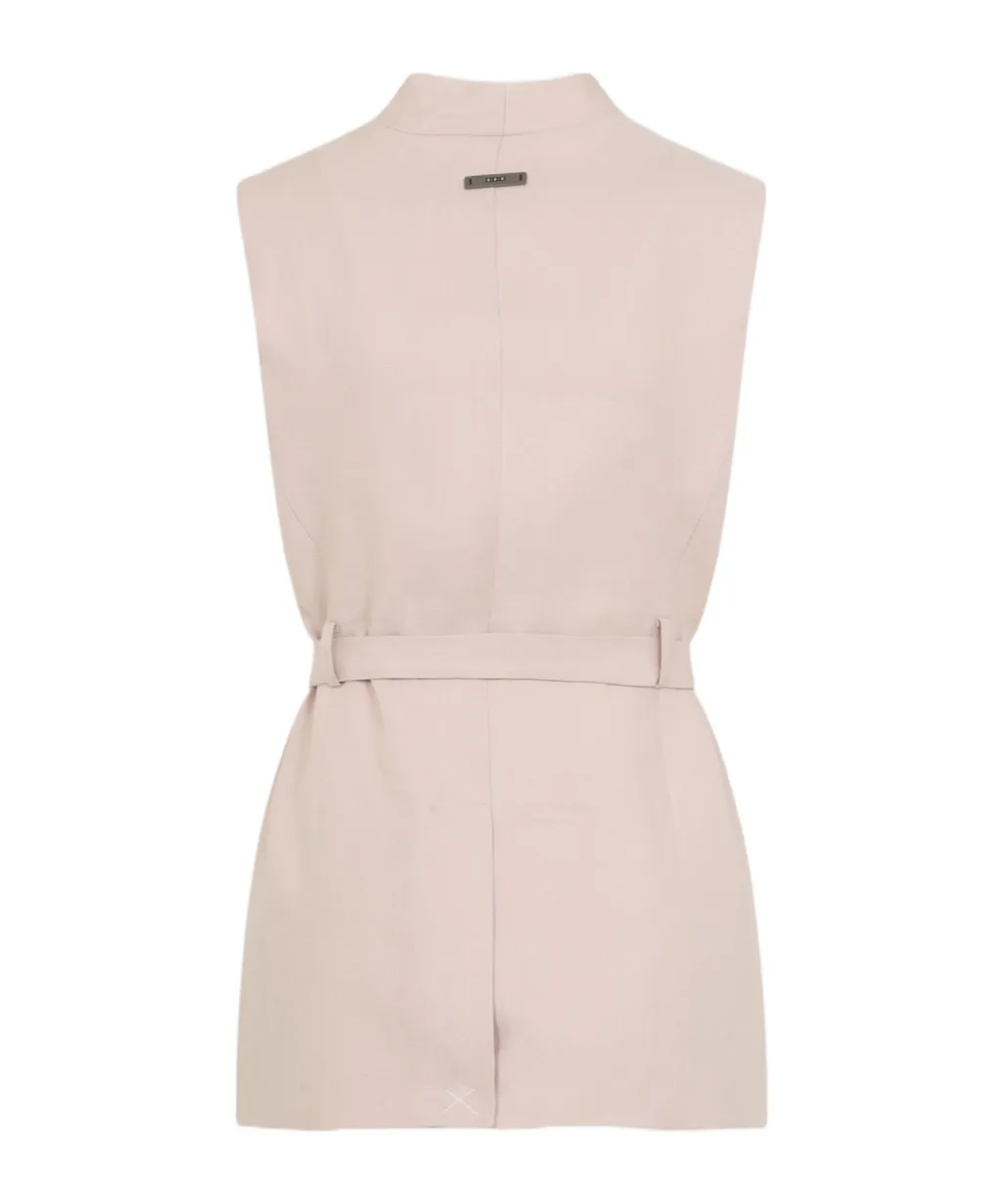 Belt-Detail Waistcoat