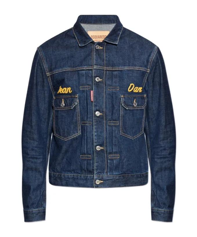 Dsquared2 Buttoned Denim Jacket