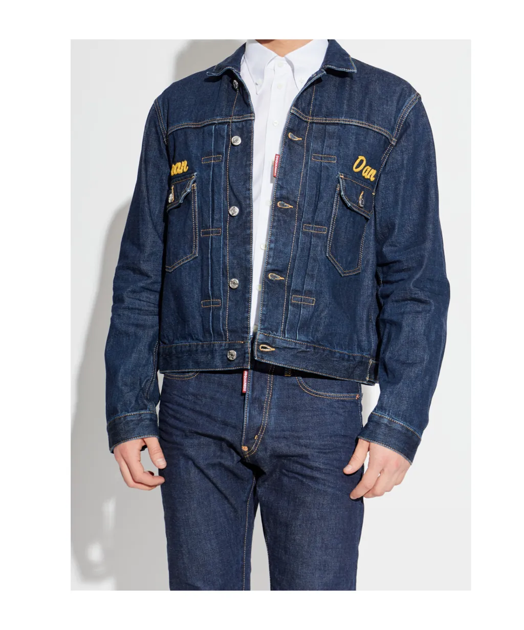 Dsquared2 Buttoned Denim Jacket