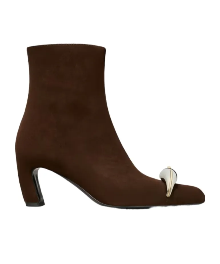 Tory Burch Pierced Heeled Ankle Boots