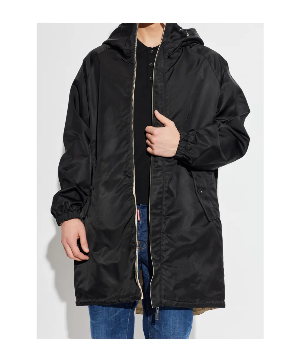 Dsquared2 Reversible Zip-Up Hooded Parka