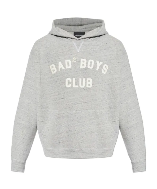 Dsquared2 Long Sleeve Logo Embroidered Hoodie