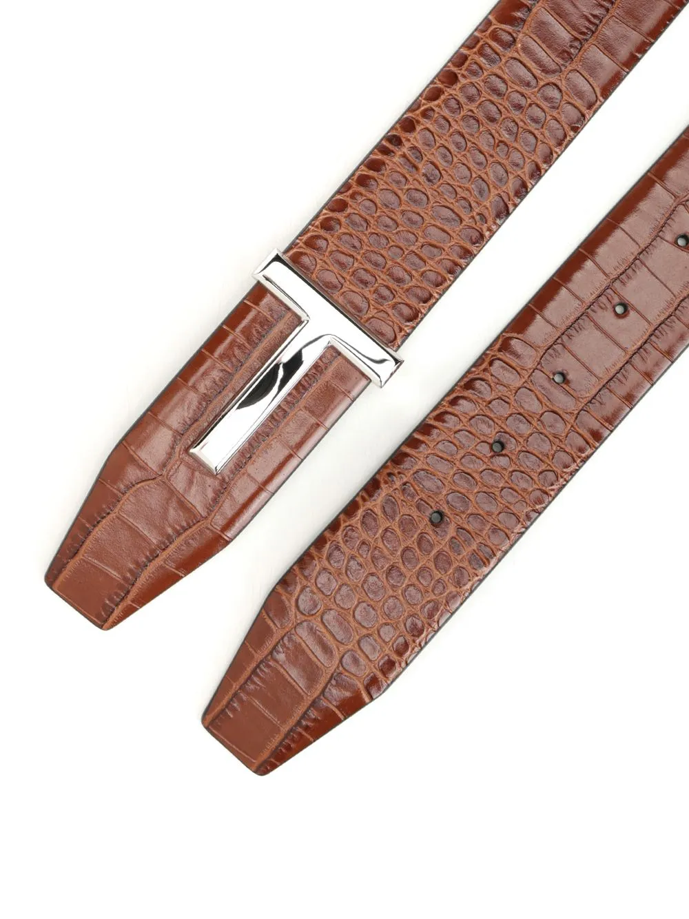 Embossed T-Buckle Belt