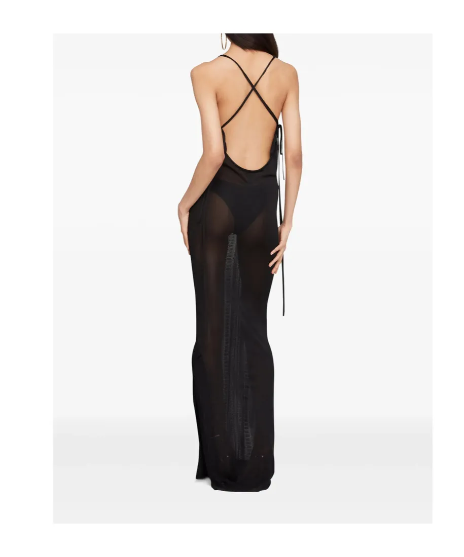 Guayabera Knitted Maxi Dress