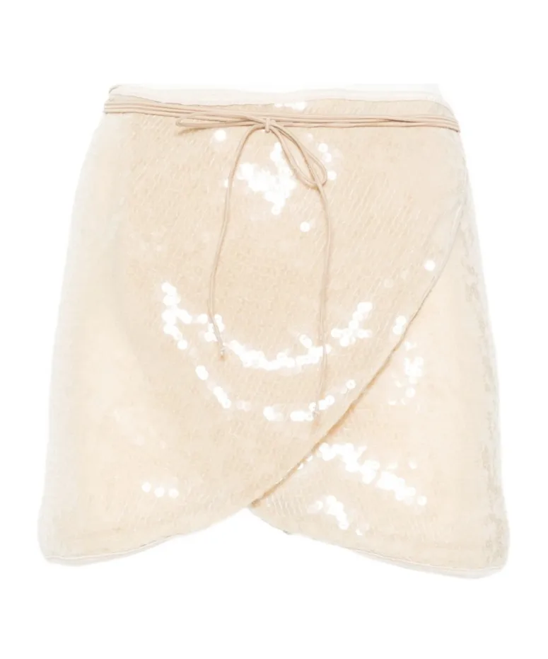 Osree Sequin Embellished Mini Skirt