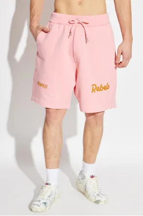 Dsquared2 Logo Embroidered Drawstring Shorts