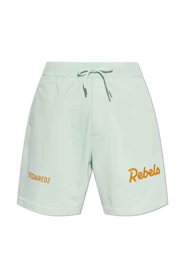 Dsquared2 Logo Embroidered Drawstring Shorts